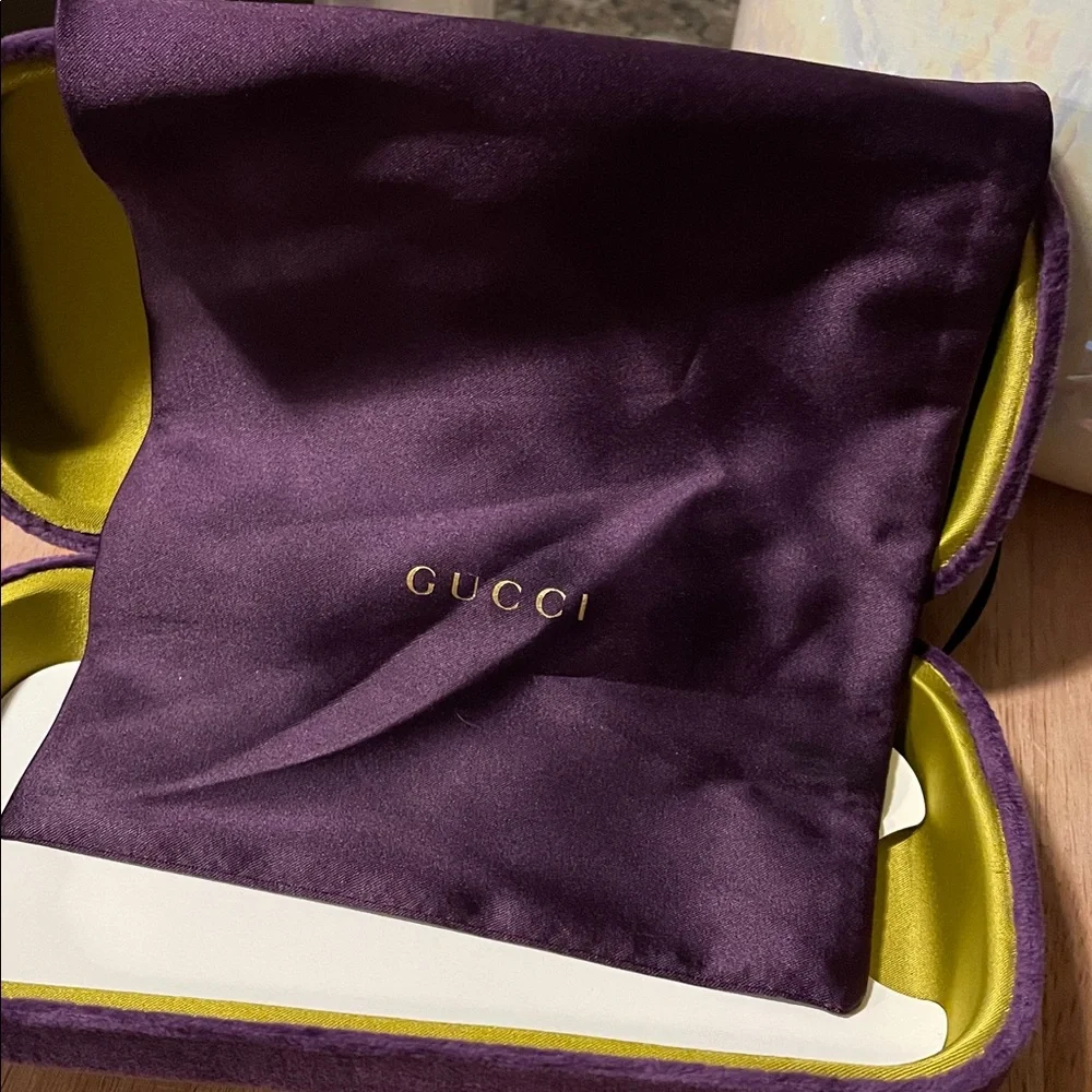 Gucci Pink tortoise Square Sunglasses - Picture 6 of 9